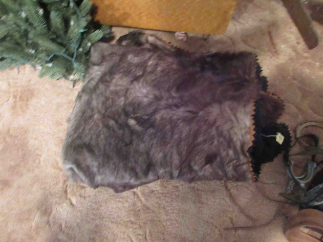 Image for Antique fur sleigh blanket
