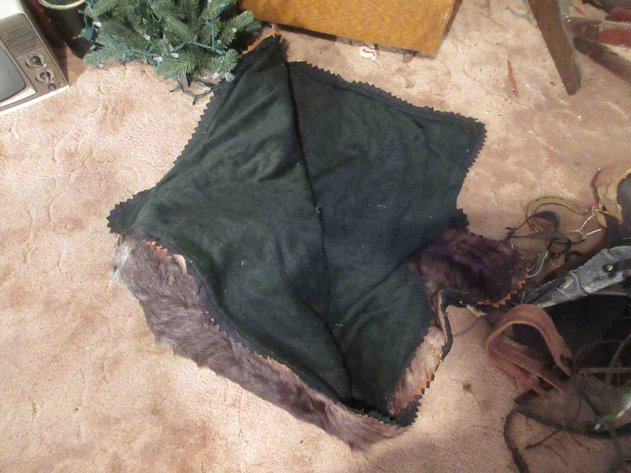 Image for Antique fur sleigh blanket