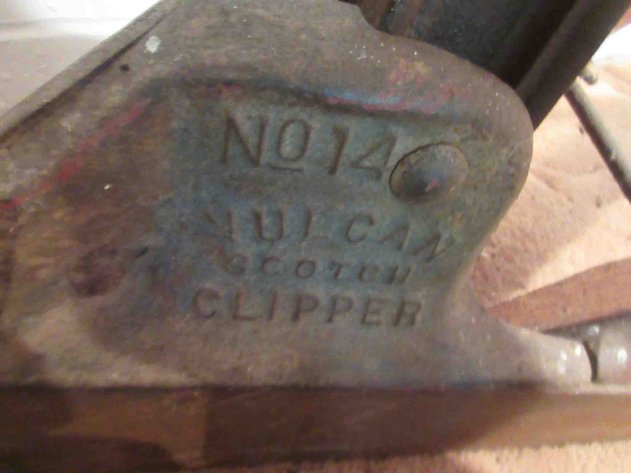 Image for Antique No. 14 Vulcan Clipper walk behind plow