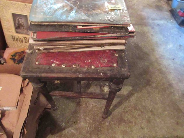 Image for Stool and record group