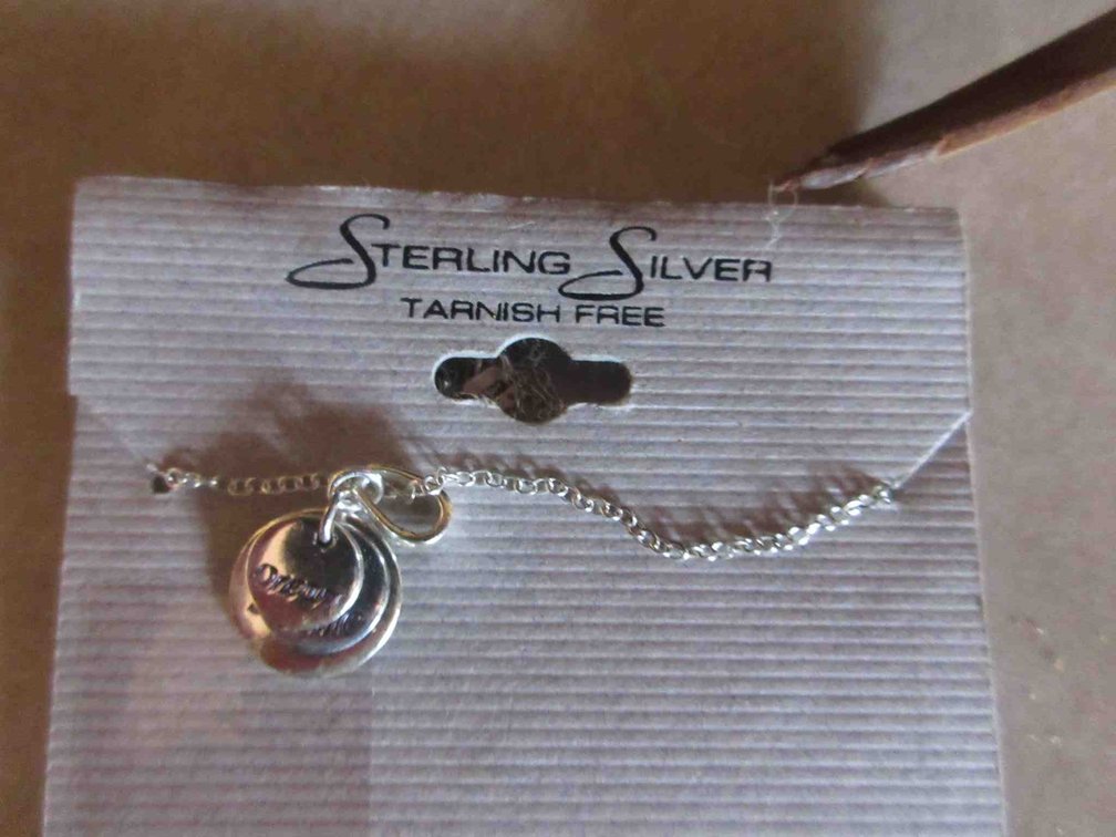 Sterling pendant on chain