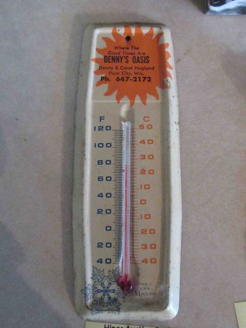 Image for Denny's Oasis of Plum City thermometer