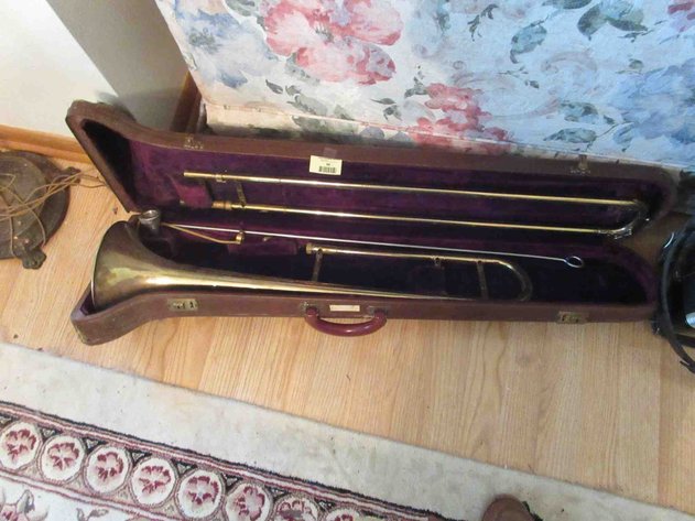 Image for Pan American brass trombone