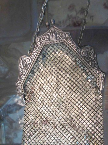 Image for Antique metal mesh purse