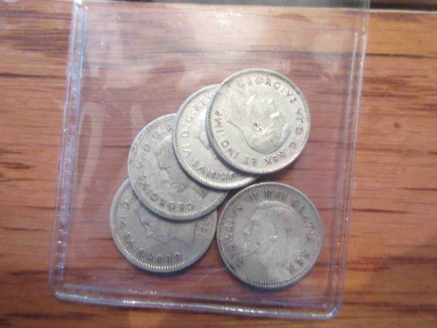 Image for (5) Canada silver dimes