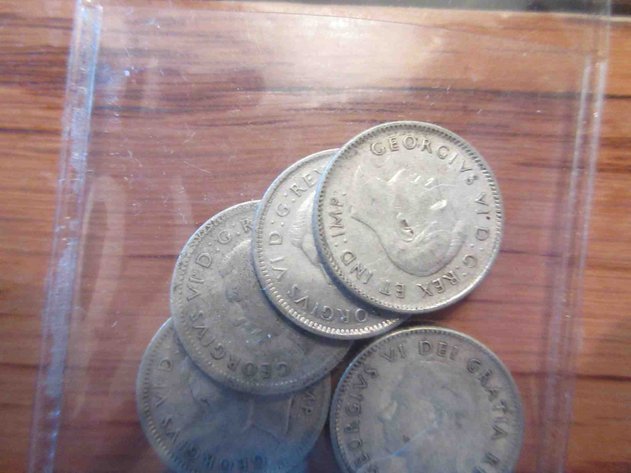 Image for (5) Canada silver dimes