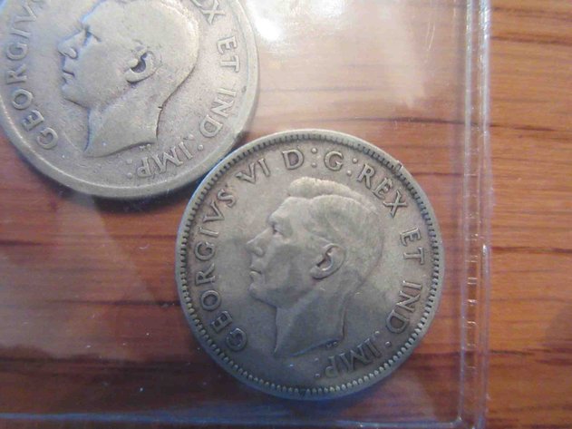 Image for (2) Canada silver 25-cents