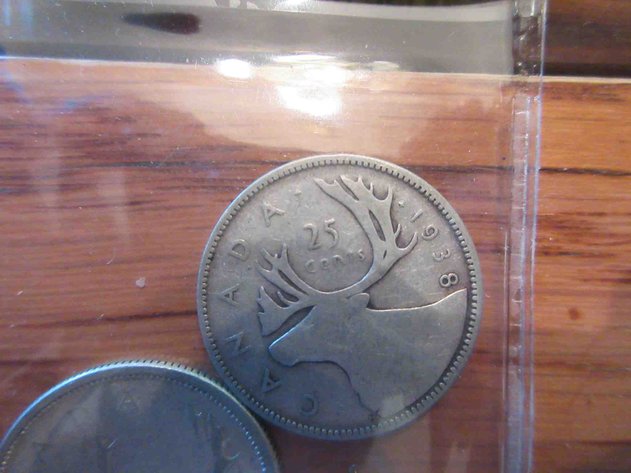Image for (2) Canada silver 25-cents