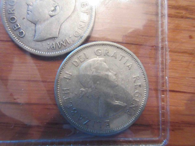 Image for (2) Canada silver 25-cents