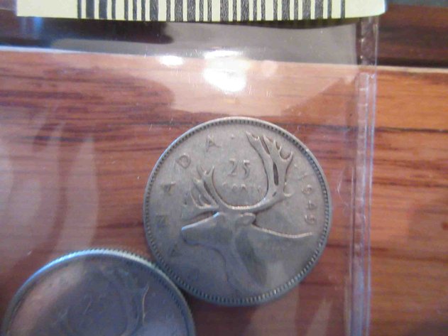 Image for (2) Canada silver 25-cents