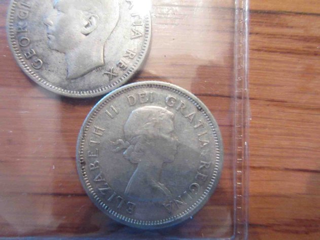 Image for (2) Canada silver 25-cents