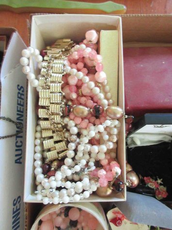 Image for Flat of costume jewelry