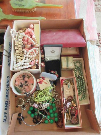 Image for Flat of costume jewelry