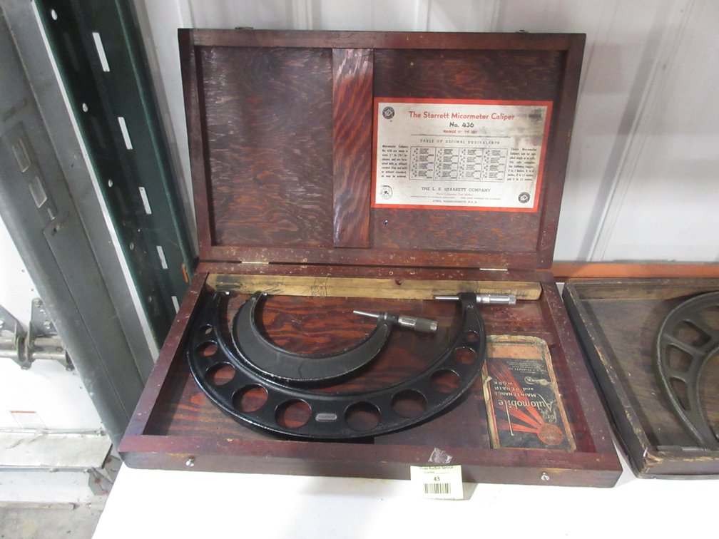 (2) Micrometers in wood box