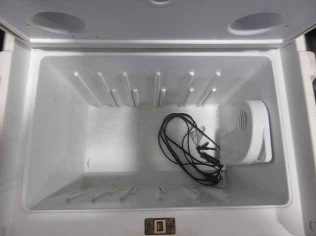 Image for Vintage Coleman cooler with auto cigarette lighter plug-in