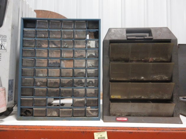 Image for (3) Vintage bolt bins