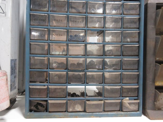 Image for (3) Vintage bolt bins
