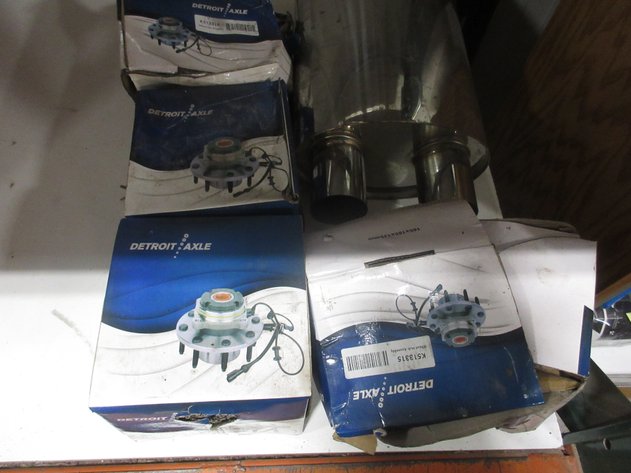 Image for Group of truck parts
