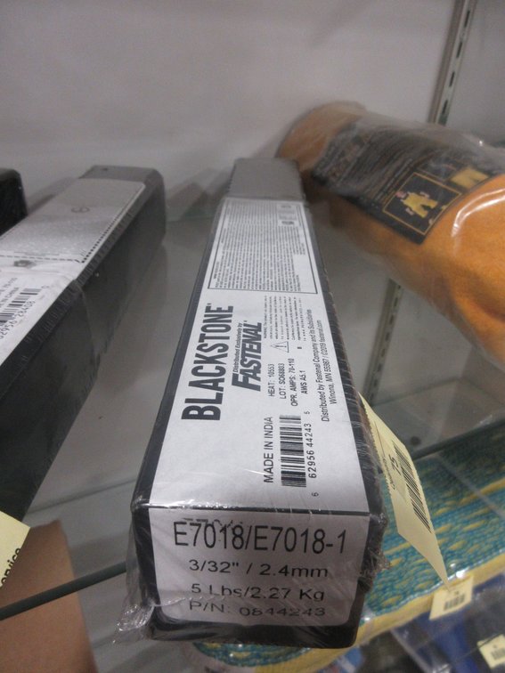Fastenal Blackstone welding rod