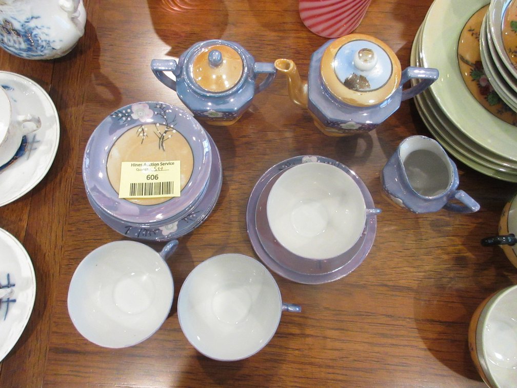 Partial Japan child's tea service