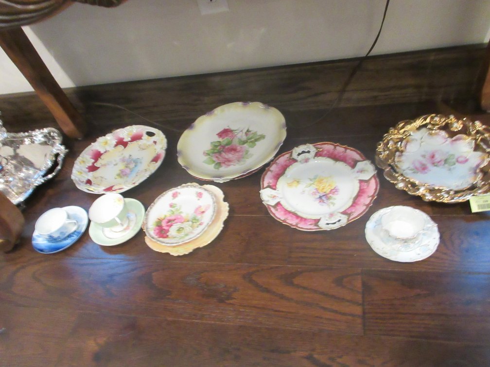 Antique porcelain dishes