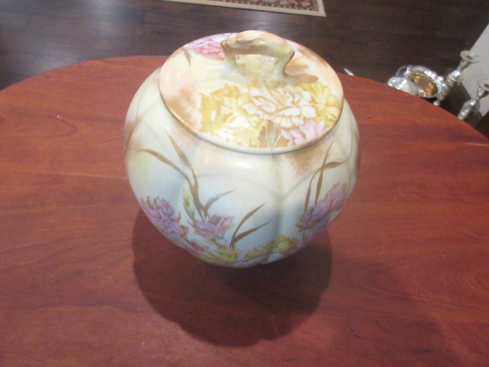 Stamped Royal China porcelain ginger jar