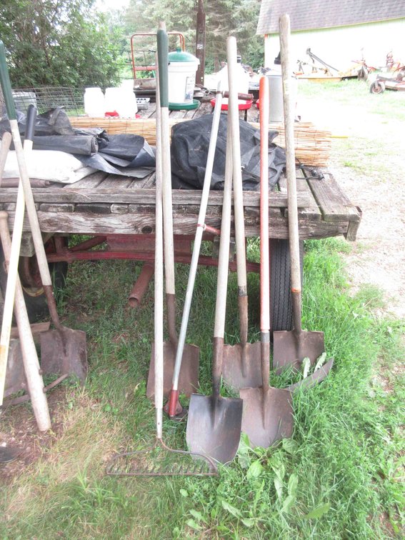 Group of yard tools