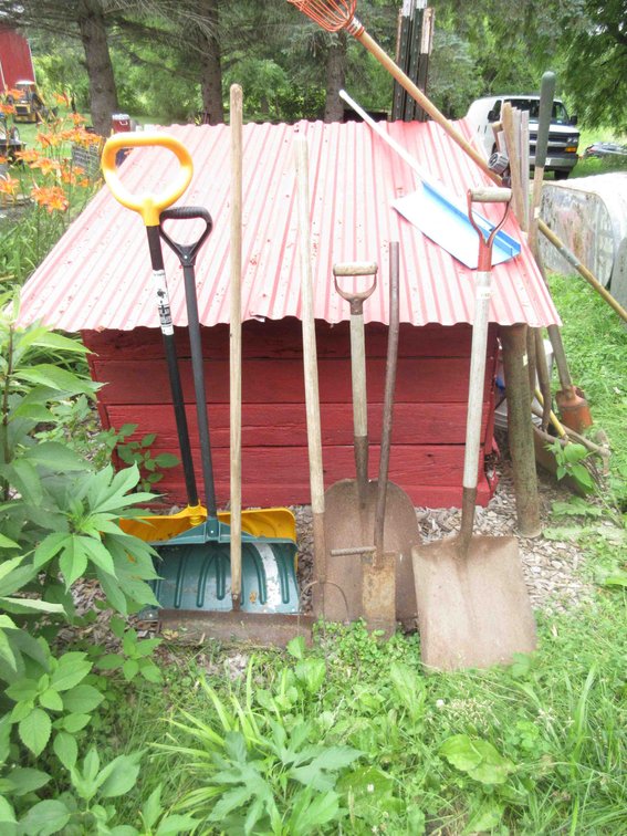 Group of yard tools