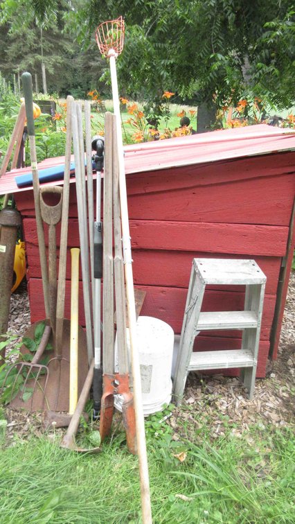 Group of yard tools