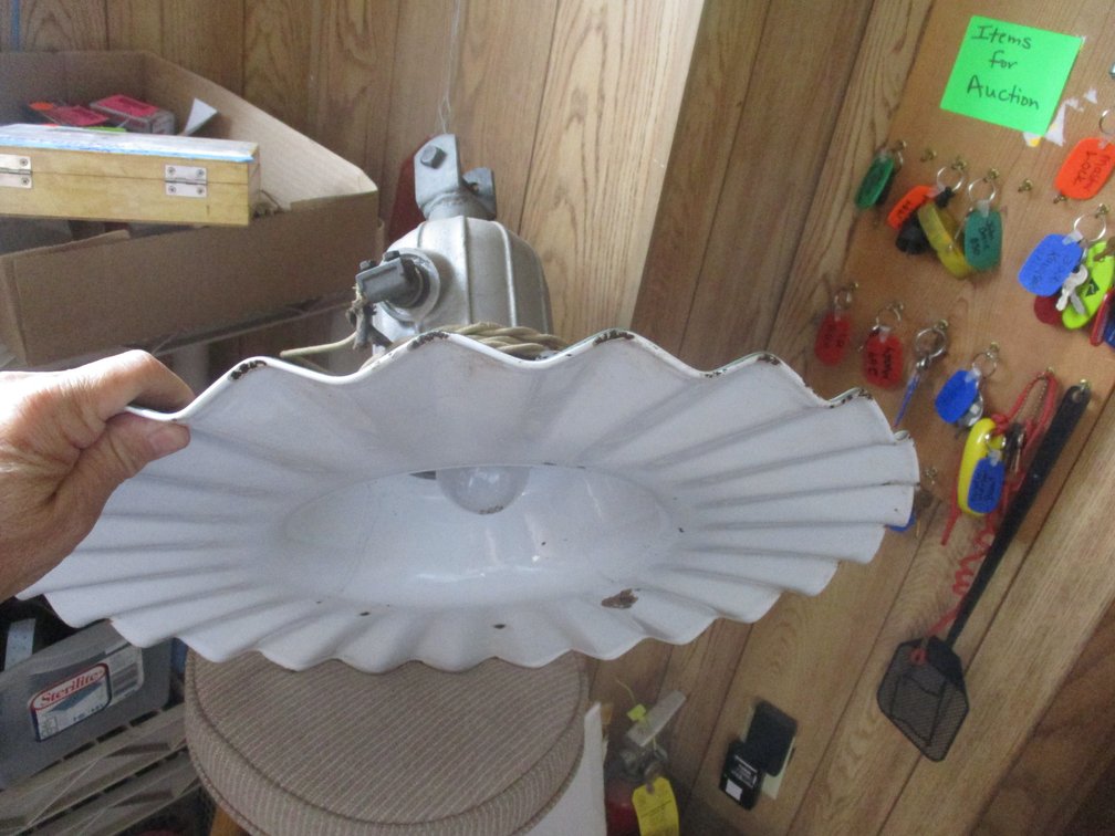 Vintage porcelain outside light