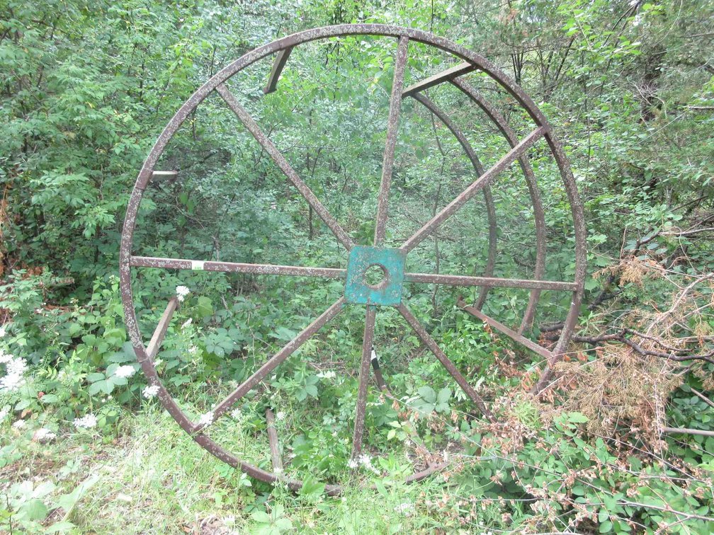 Steel spool stand
