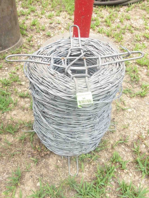 Roll of barbed wire