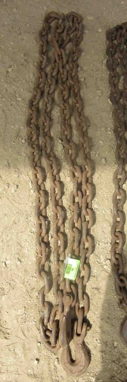 3/8" Steel chain with hooks