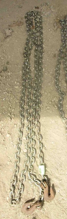 5/16" Steel chain with hooks