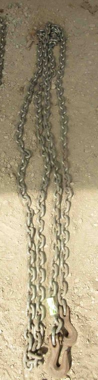 5/16" Steel chain with hooks