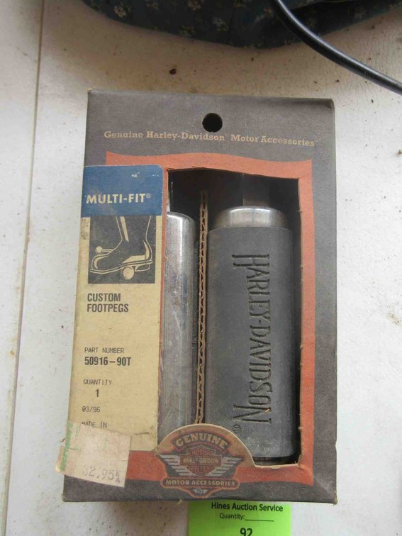 Pair of Harley Davidson foot pegs