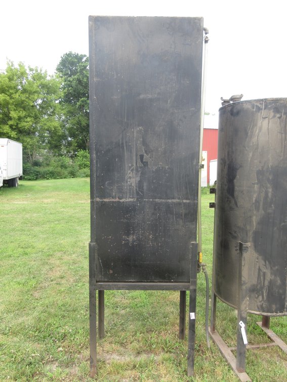 Coolant container on stand