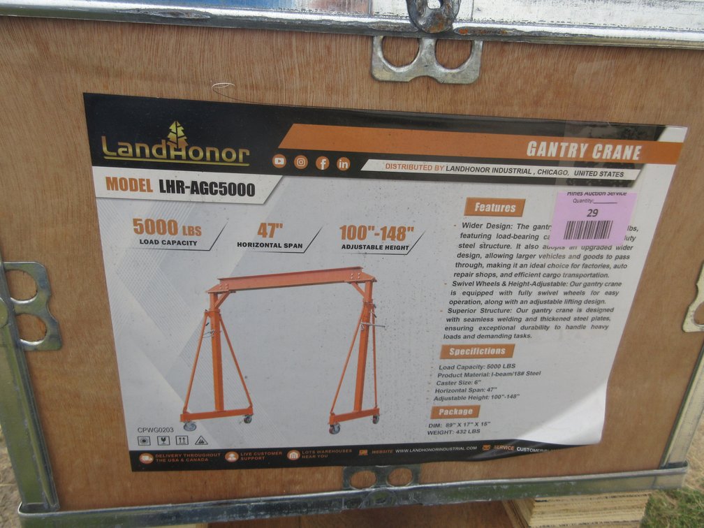 Land Honor Gantry Crane