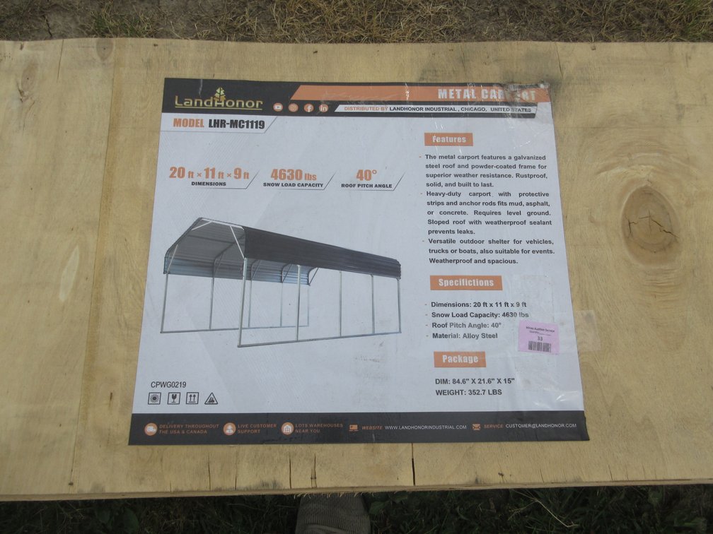 Land Honor Metal carport