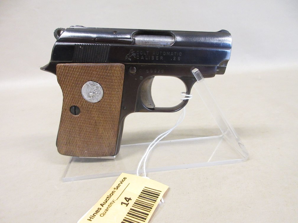 Colt Junior .25-ACP semi auto pistol (subject to transfer fee)