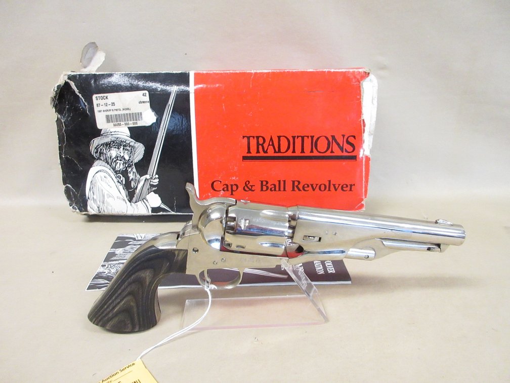 Traditions 1861 Sheriff's .36-caliber cap and ball revolver