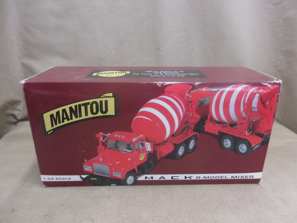 First Gear die cast Manitou Mack R-Model mixer truck