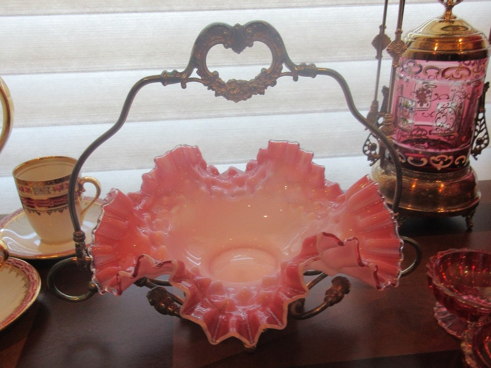 Antique brides basket