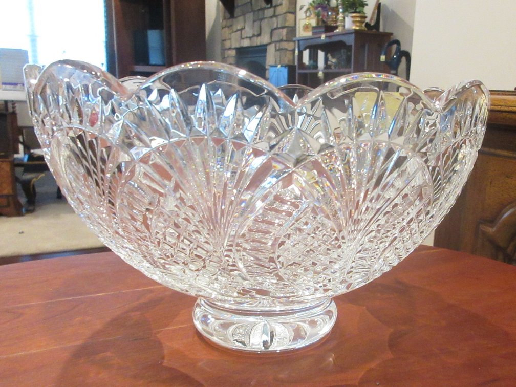 Waterford signed crystal bowl