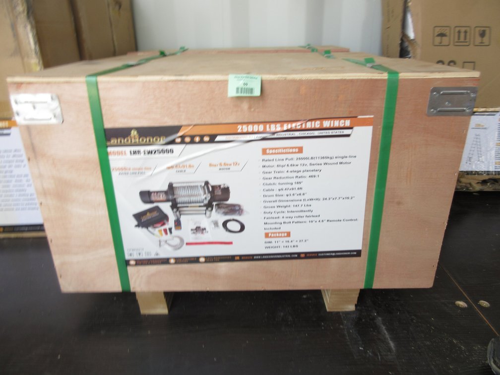 Land Honor 25000 lb. electric winch