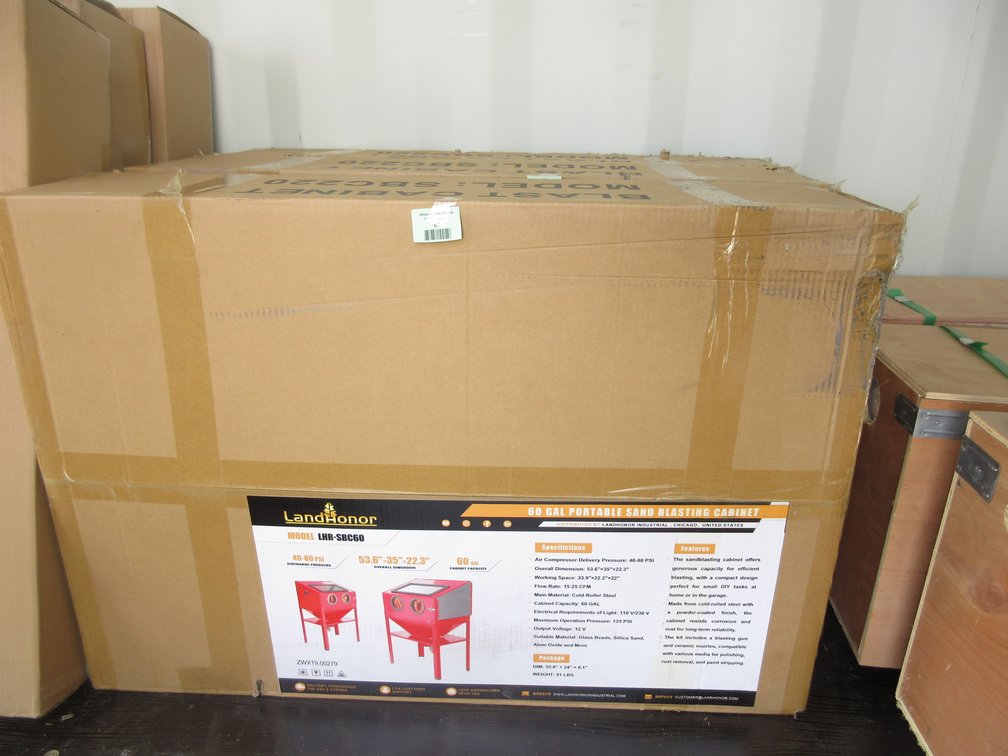 Land Honor 60 gal Portable Sand Blasting cabinet