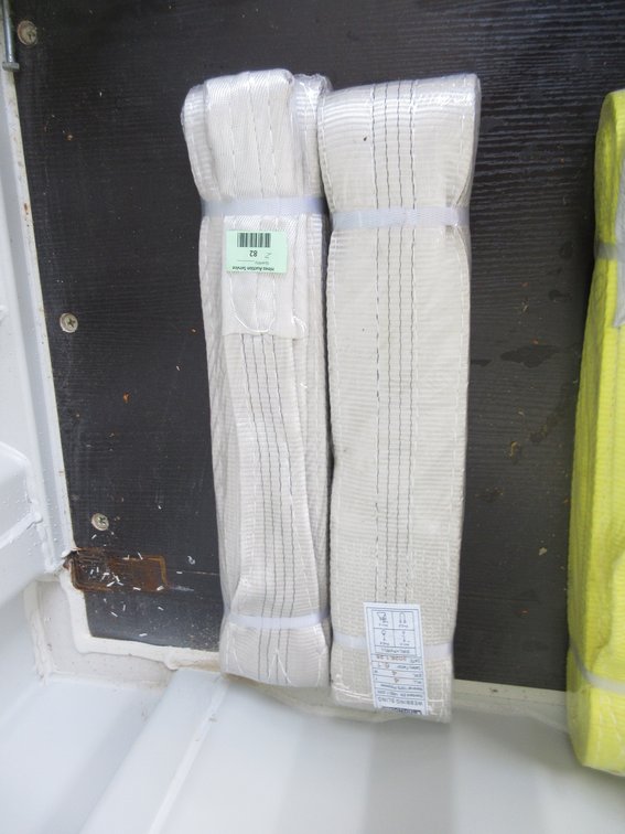 (2) Webbing slings