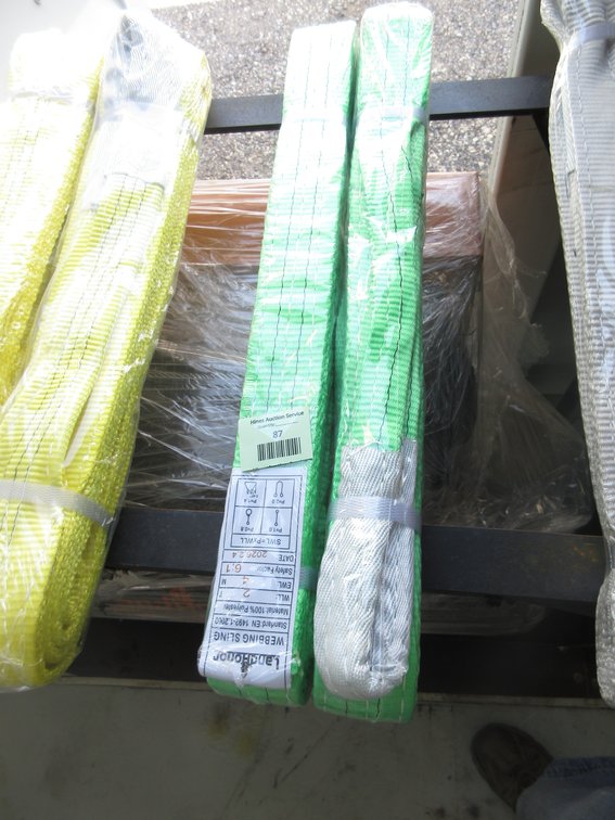 (2) Webbing slings