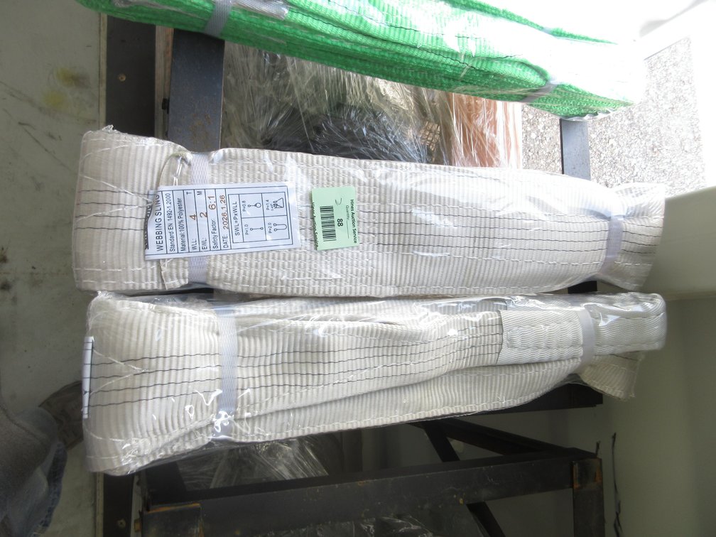 (2) Webbing slings