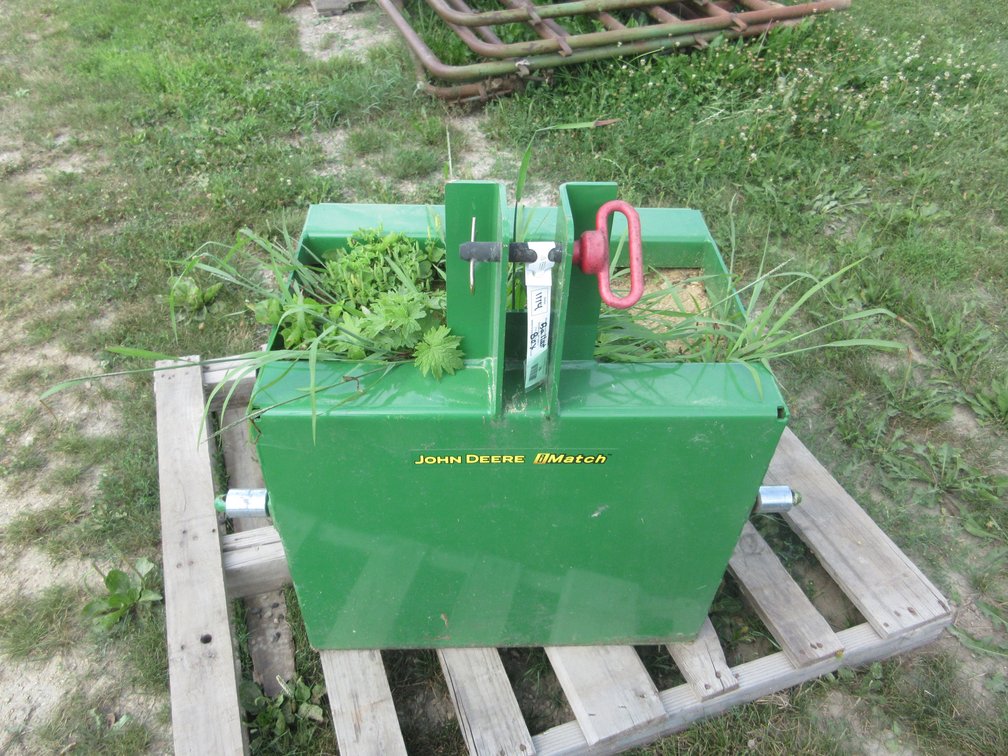 John Deere 3 pt. stabilizer bucket